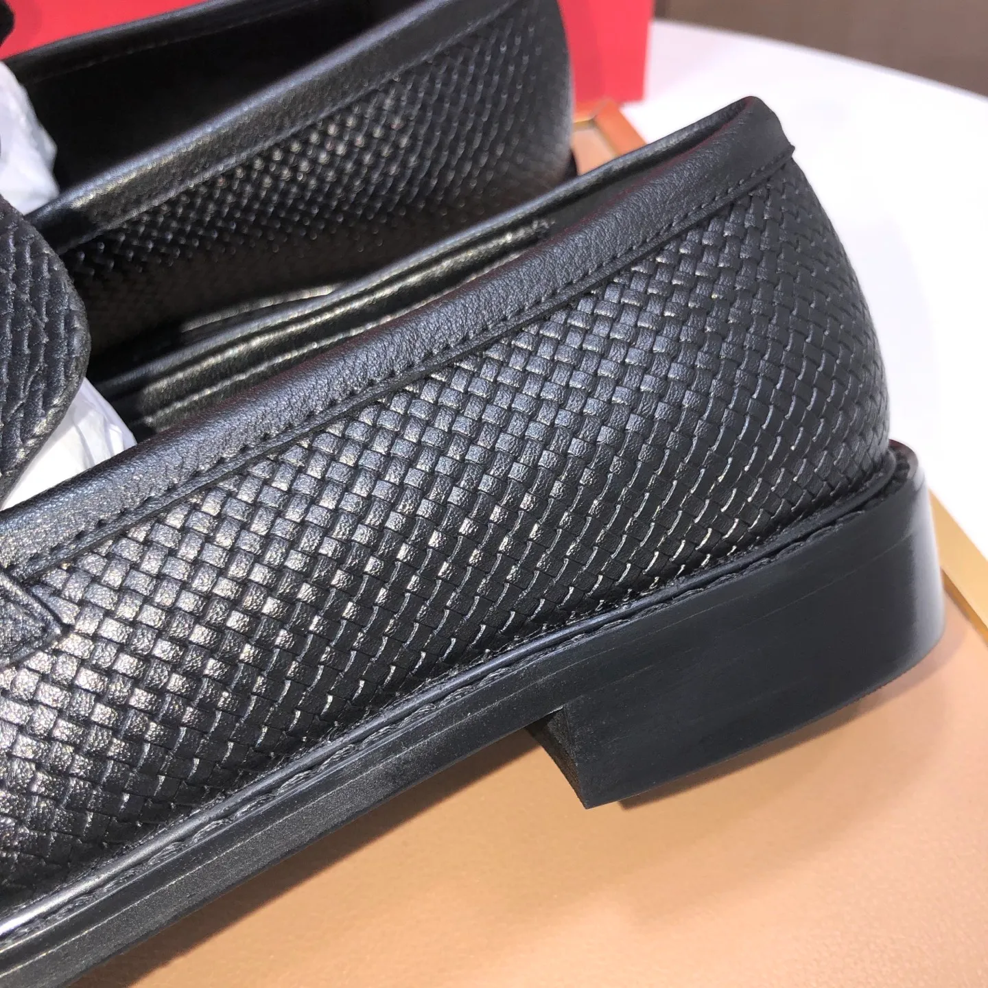 Men's shoes 💰460💰[Ferragamo/Ferragamo] The latest model in the counter. Original imported high-quality cowhide with open sides + imported sheep lining + original luxury metal buckle + original combination outsole. Comparison without pressure 38–44🎉